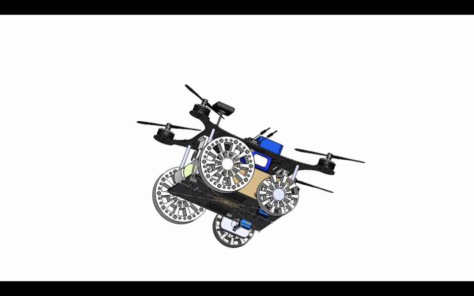 UAGV Unmanned Aerial Ground Vehicle Model